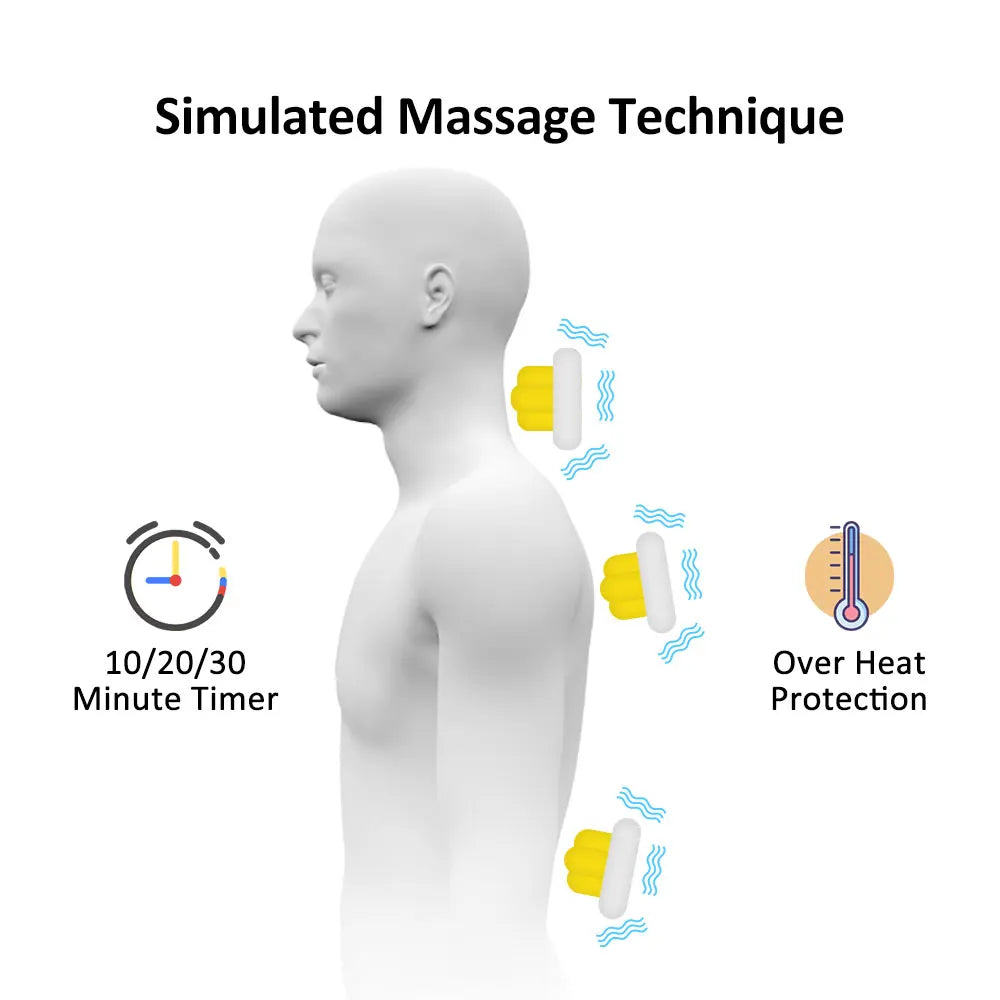 Back Massager Chair Cushion
