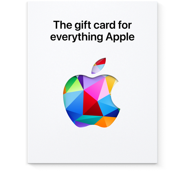 Apple Gift Card - App Store, iTunes, iPhone, iPad, AirPods, MacBook, accessories and more (eGift)